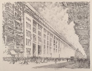 Poledne, General Electric Works, Berlín, 1921. od Joseph Pennell