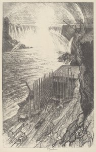 Niagarské duhy od Joseph Pennell