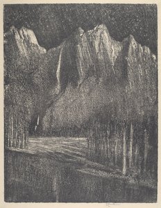 Noc v Yosemite od Joseph Pennell
