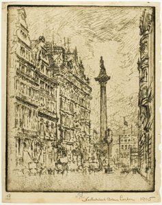 Northumberland Avenue od Joseph Pennell