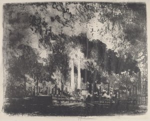 Rafinace ropy, Whiting, Indiana, 1915. od Joseph Pennell