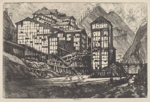 Old Million Eyes, 1910. od Joseph Pennell