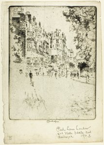 Park Lane od Joseph Pennell