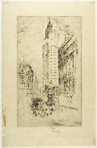 Park Row od Joseph Pennell