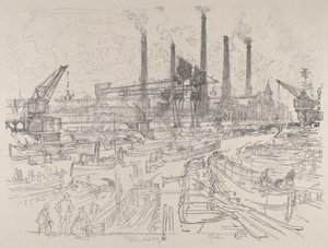 Power-House, Berlín od Joseph Pennell