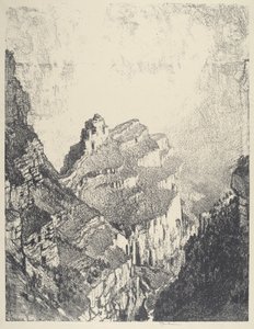 Cesta do Bílého města, č.II od Joseph Pennell