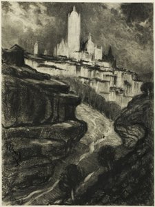 Segovia od Joseph Pennell