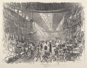 Shell Factory, No.I od Joseph Pennell