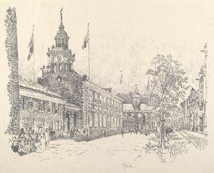 Státní budovy, 1912. od Joseph Pennell