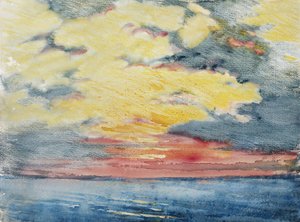Západ slunce, Acapulco od Joseph Pennell