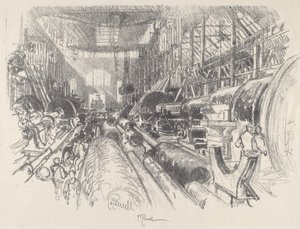 Největší soustruh na světě, 1917.