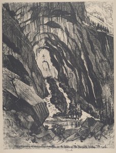 Dveře katedrály, 1912. od Joseph Pennell