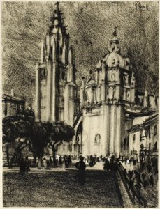 Katedrála, Toledo od Joseph Pennell