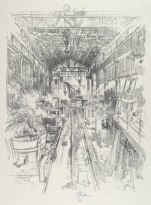 Kotle, 1916. od Joseph Pennell