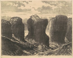 Cliffs of the Trinity od Joseph Pennell