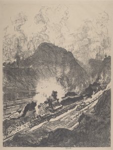 Střih z Culebry od Joseph Pennell