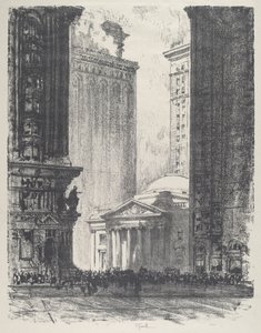 The Girard Trust Company, 1912. od Joseph Pennell