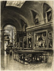 Velká galerie Prado od Joseph Pennell