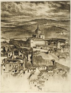 Hospic svatého Jana, Toledo od Joseph Pennell