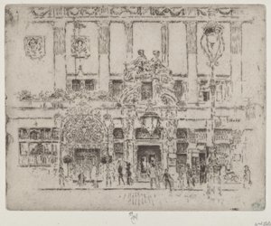 Institut, Piccadilly od Joseph Pennell