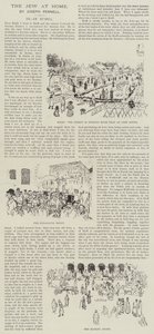 Žid doma, autor: Joseph Pennell od Joseph Pennell