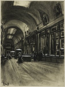 Dlouhá galerie, Prado od Joseph Pennell
