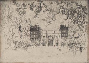Mramorový oblouk, 1905. od Joseph Pennell