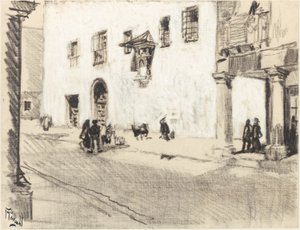 Kláštery Alcalá od Joseph Pennell