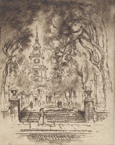 The Square, Independence Square, Philadelphia, 1920. od Joseph Pennell