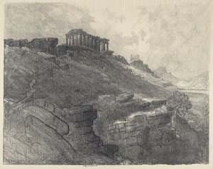 Chrámy na zdi, Girgenti od Joseph Pennell