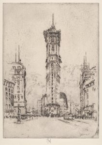 The Times Building od Joseph Pennell