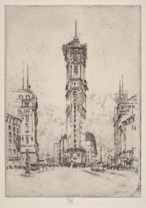 Budova Times od Joseph Pennell