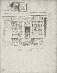 Obchod s tabákem, 1903. od Joseph Pennell
