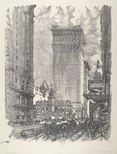 Union League, 1912. od Joseph Pennell