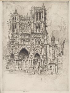 Západní fronta, Amiens od Joseph Pennell