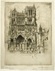 Západní fronta, Amiens od Joseph Pennell