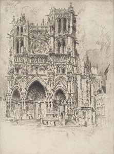 Západní fronta, Amiens, 1907. od Joseph Pennell