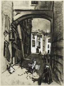 Toledo, Street of the Arch od Joseph Pennell