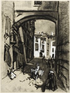 Toledo, Street of the Arch od Joseph Pennell
