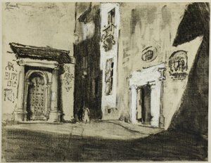 Toledské ulice od Joseph Pennell