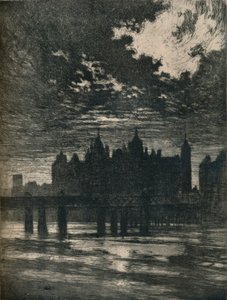 Whitehall Court, 1903. 1906-7 od Joseph Pennell