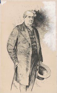 William Wilson Corcoran od Joseph Pennell