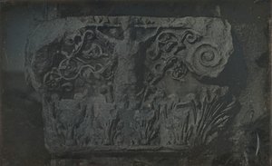 Hlavní město, řecko-římské divadlo, Milétus, 1843. od Joseph Philibert Girault De Prangey