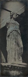 Caryatid, Erechtheion, Atény, 1842. od Joseph Philibert Girault De Prangey