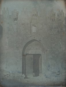 Damašská brána, Jeruzalém, 1842-44. od Joseph Philibert Girault De Prangey
