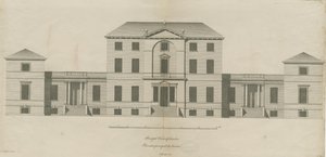 Sandon Hall: rytina, nd [1769-1771] (tisk) od Joseph Pickford