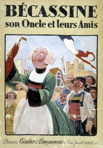 Obálka knihy "Becassine, son uncle et leurs amis", edice gautier Langereau (1926). od Joseph Porphyre Pinchon