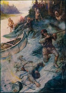 Žádný muž nebyl v bezpečí, žádný život nebyl v bezpečí, 1908, c1920 od Joseph Ratcliffe Skelton