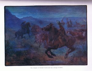 Dupání koňských kopyt a dunění dobytka, 1910 od Joseph Ratcliffe Skelton
