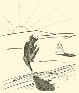Old Man Kangaroo (rytina) od Joseph Rudyard (after) Kipling